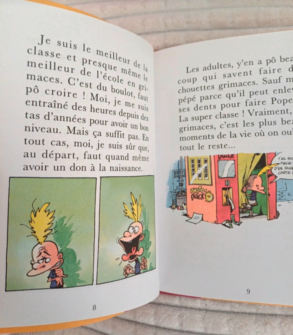 Lots six livres Titeuf et un livre Les Profs