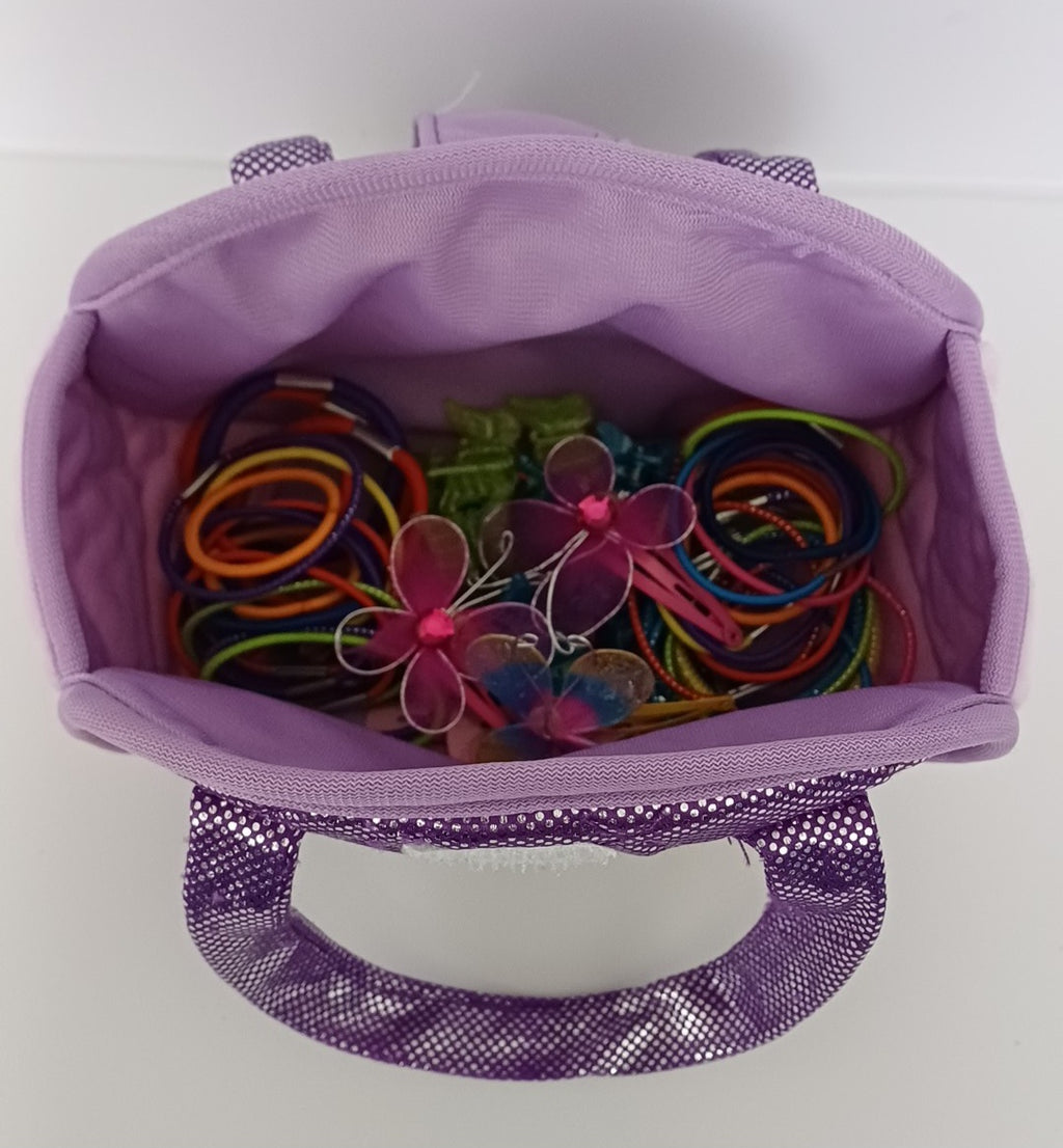 Lot accessoires cheveux + petit sac