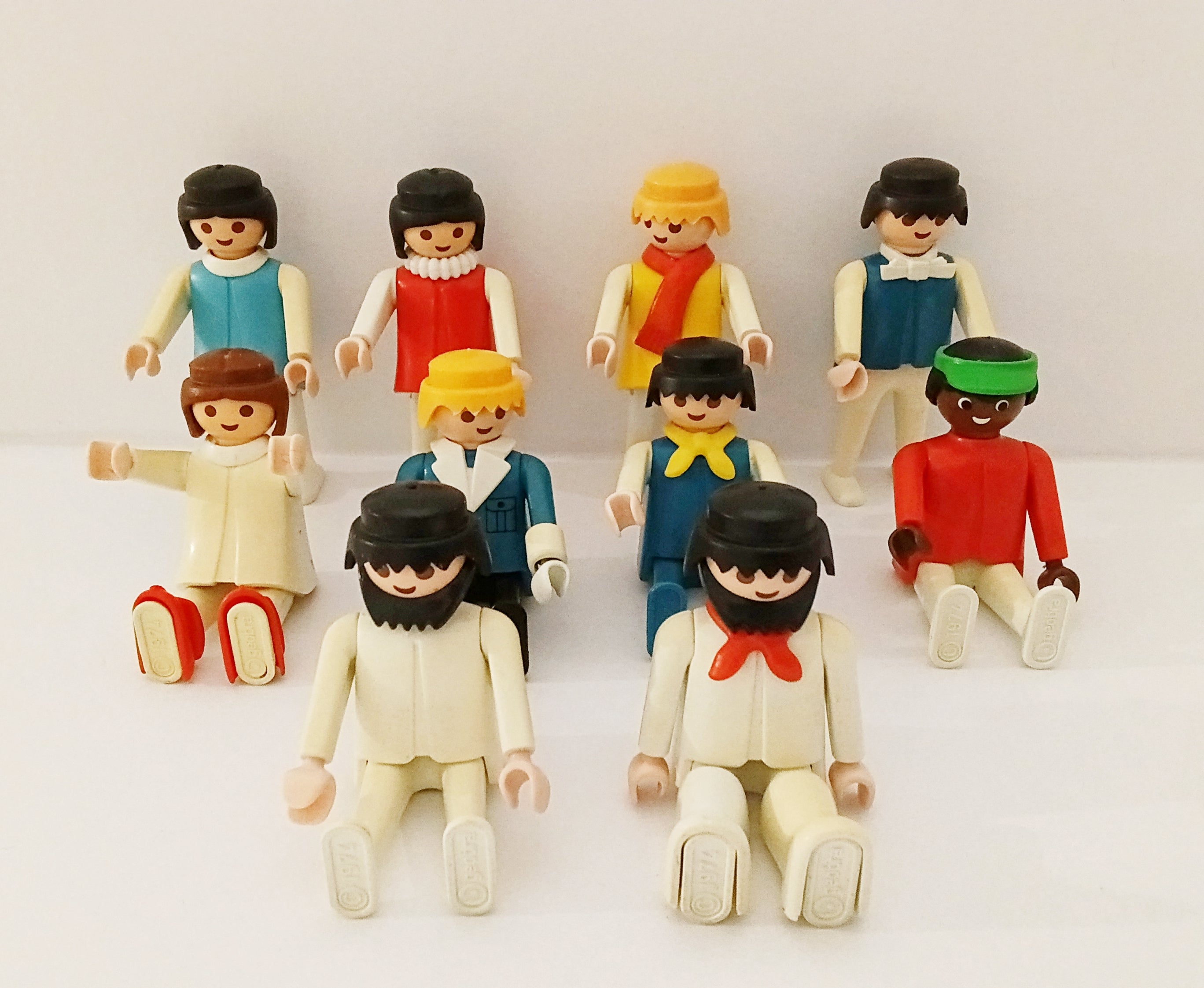 10 Playmobil vintage