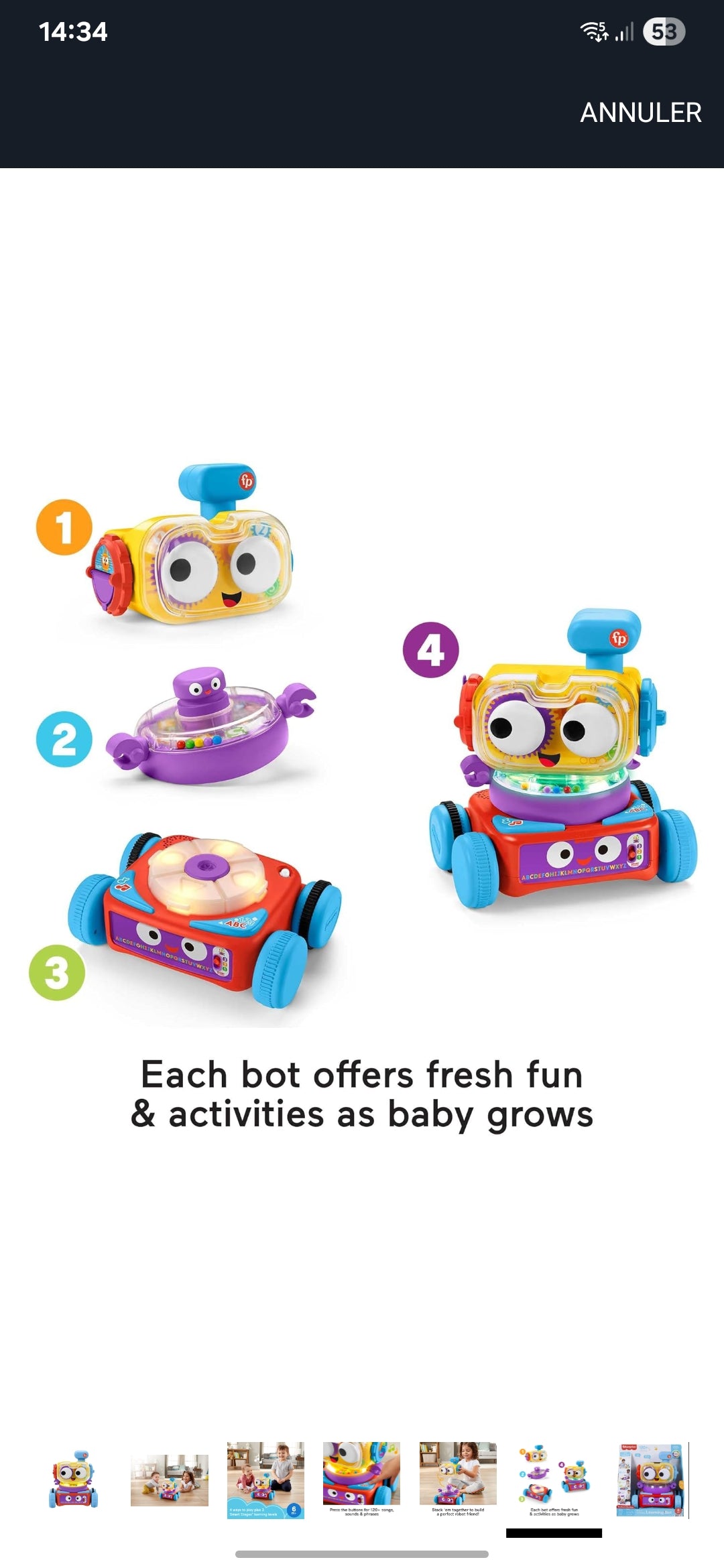 4-in-1-Entdeckungsroboter