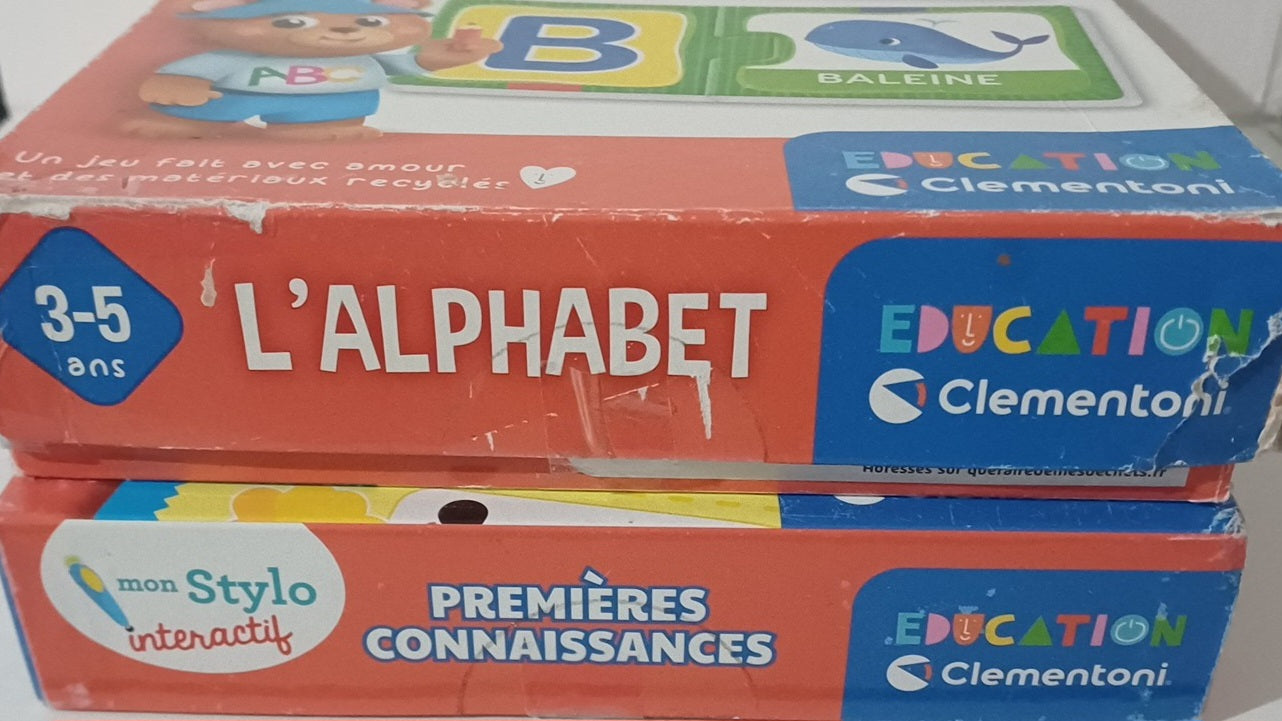 Jeux Mes premières connaissances + L'alphabet