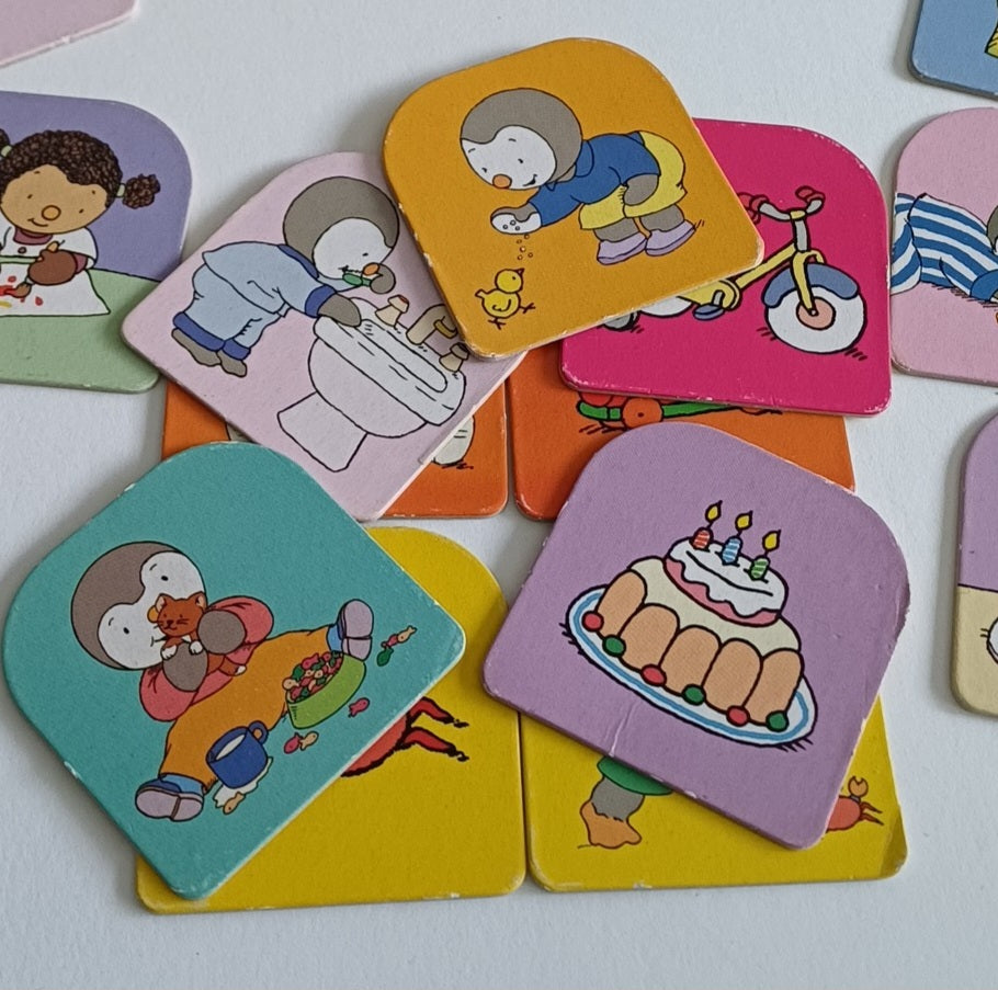 Jeu de dominos et d'association d'images