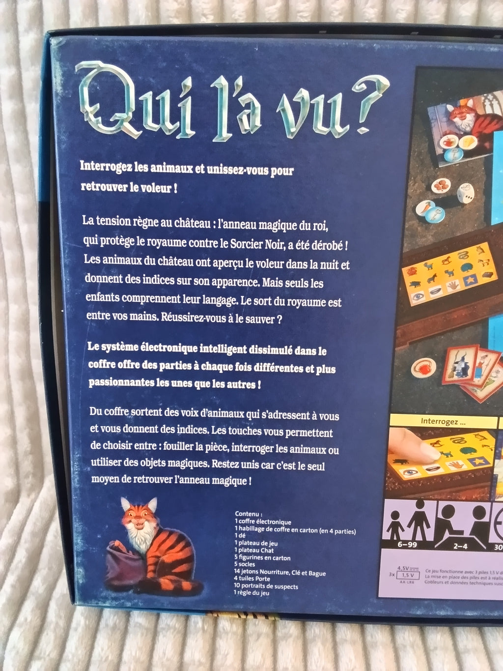 Jeu de société " Qui l'a vu"