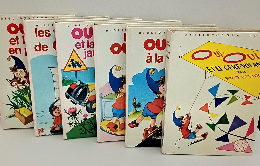 Lot livres Oui Oui Bibliothèque Rose