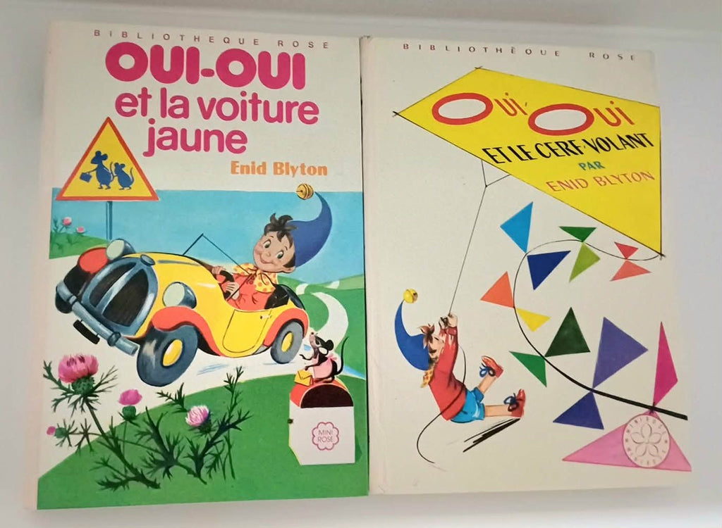 Lot livres Oui Oui Bibliothèque Rose