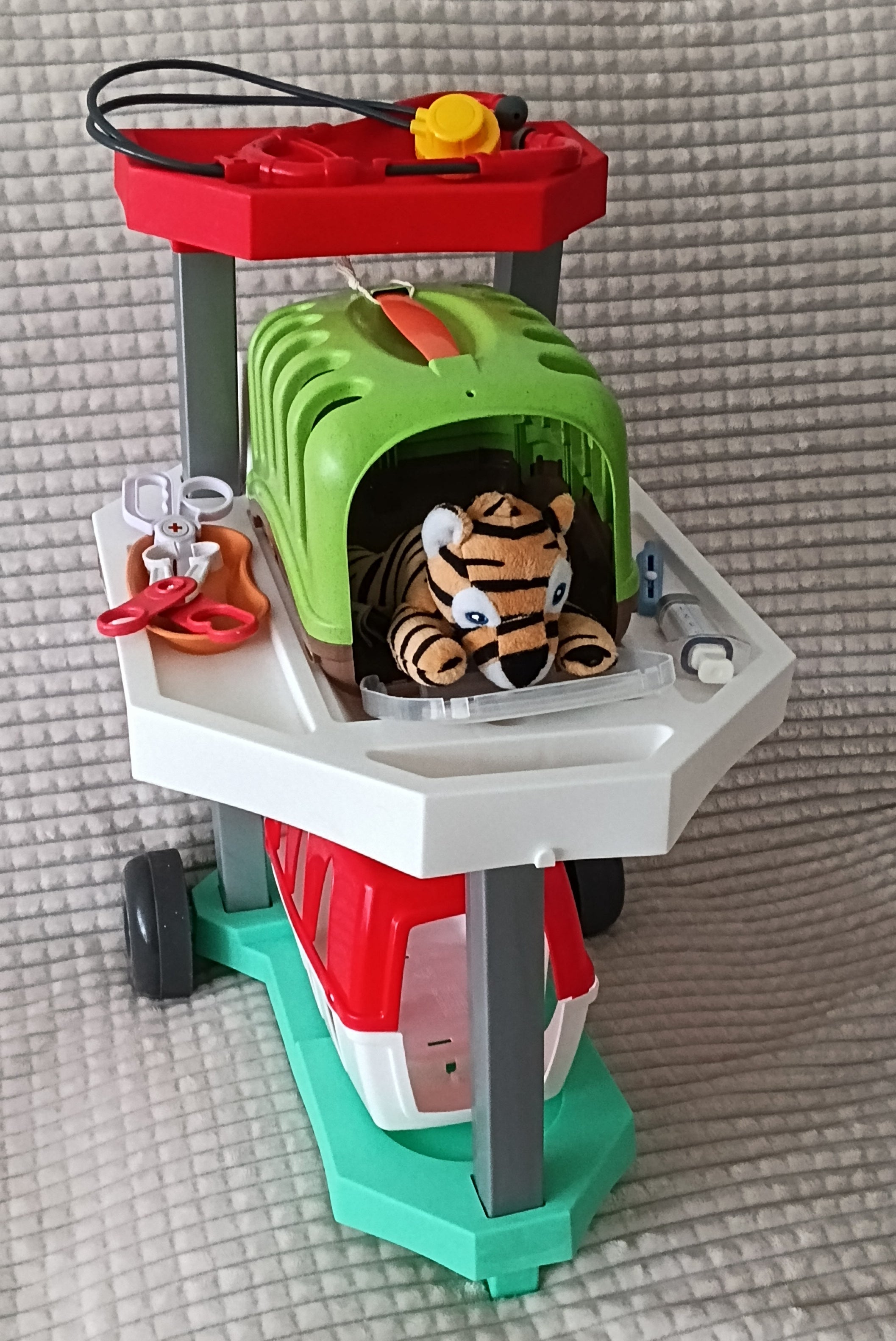 Ensemble chariot vétérinaire