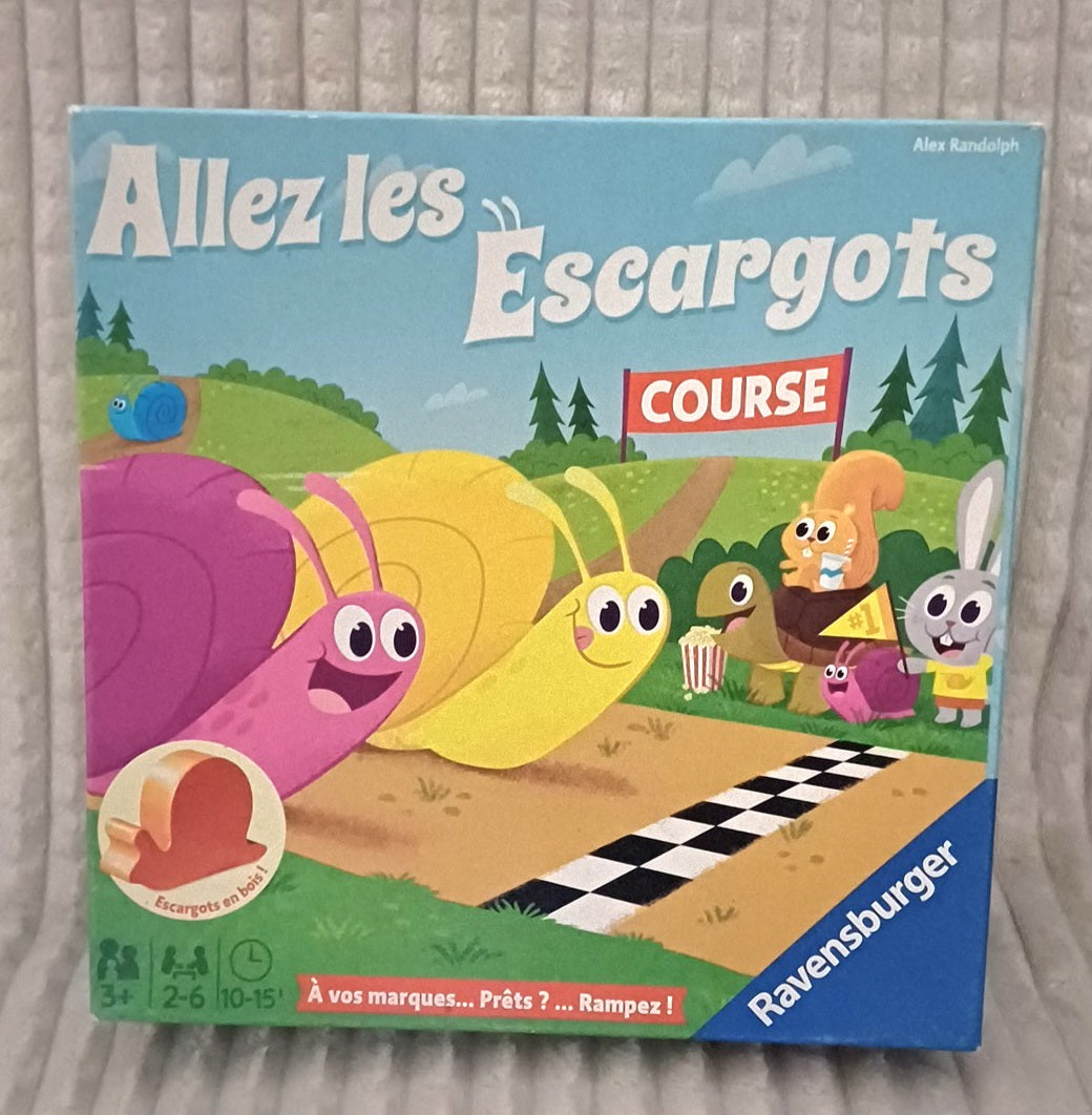 Jeu de société Allez les escargots