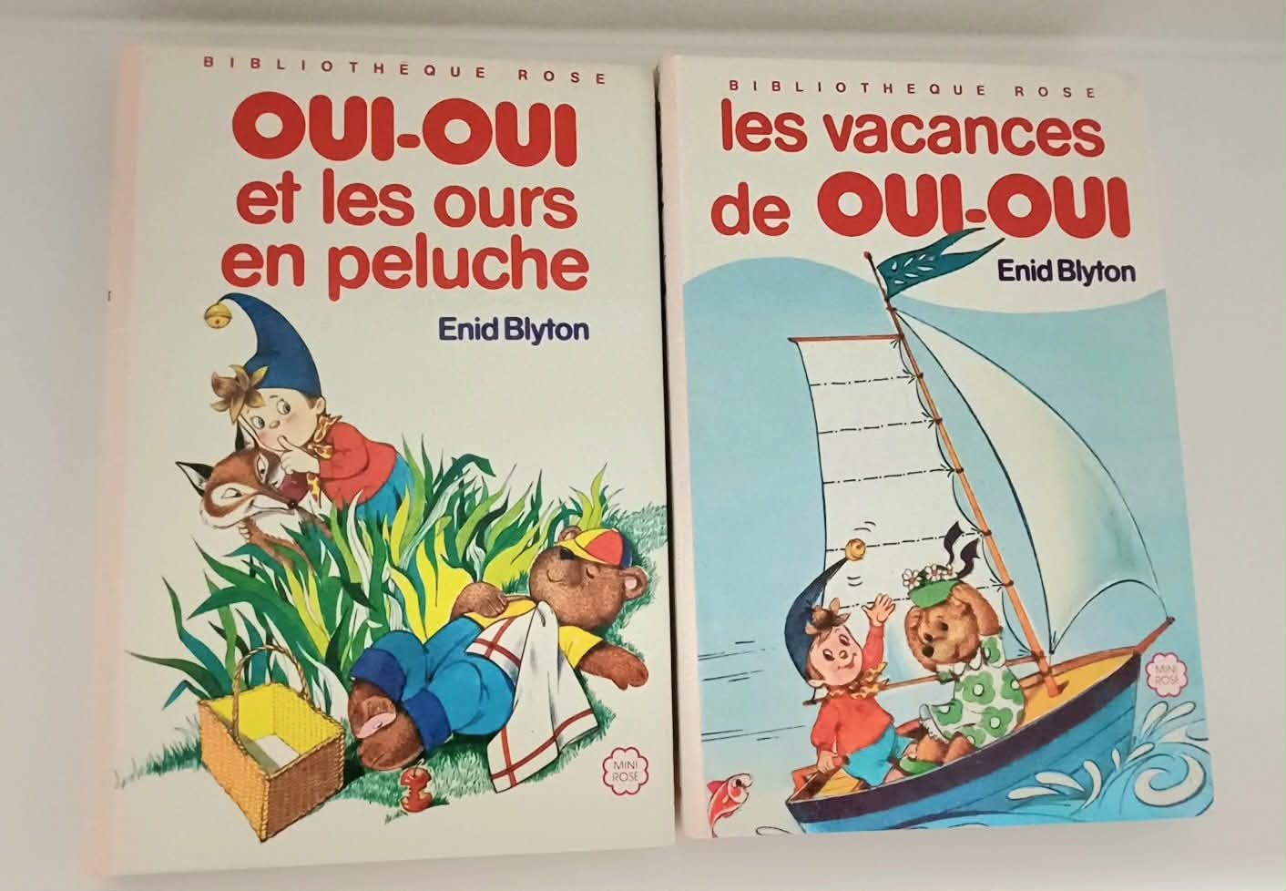 Lot livres Oui Oui Bibliothèque Rose