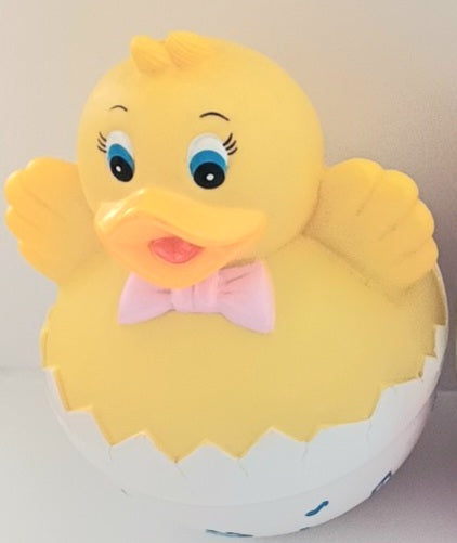 Jouet Culbuto poussin vintage dans son oeuf (Années 80)