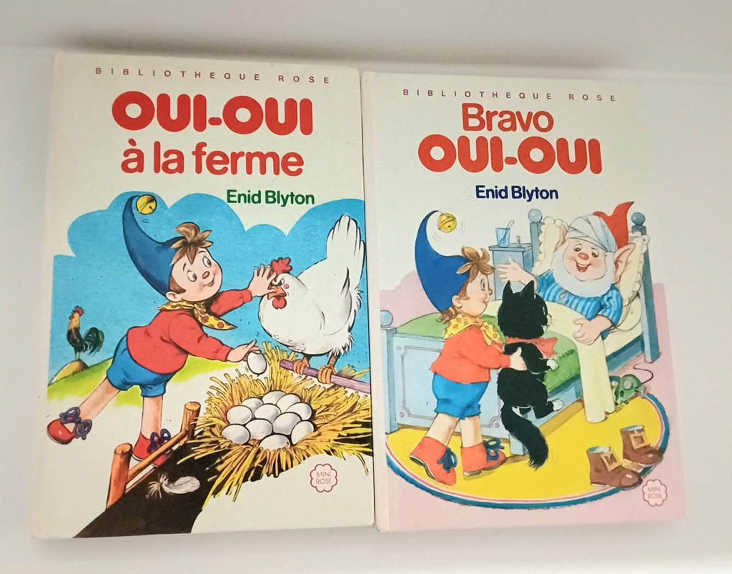 Lot livres Oui Oui Bibliothèque Rose