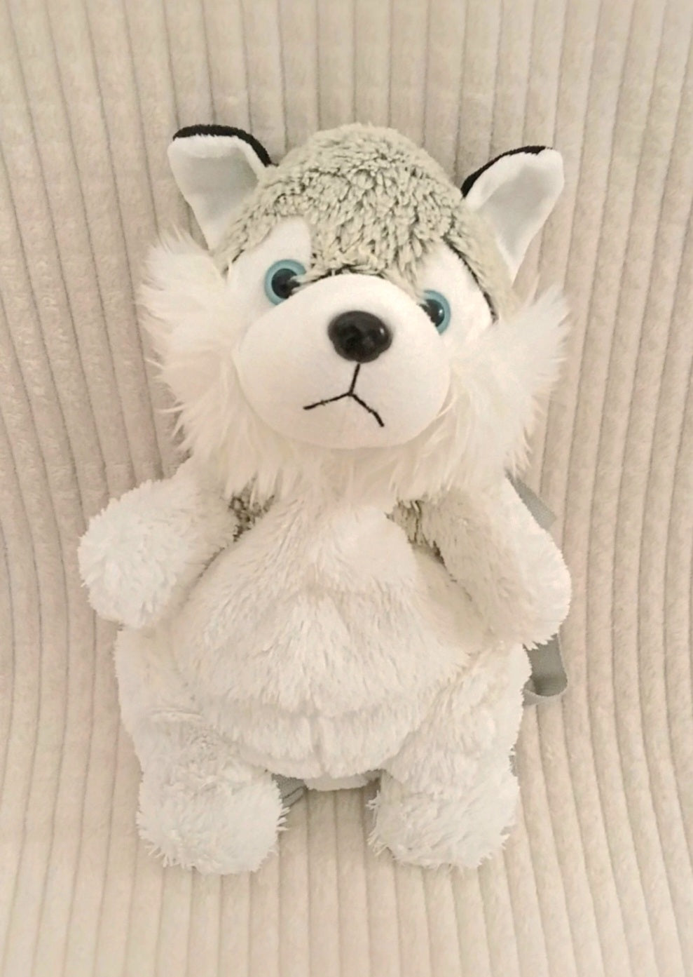 Sac à dos peluche husky