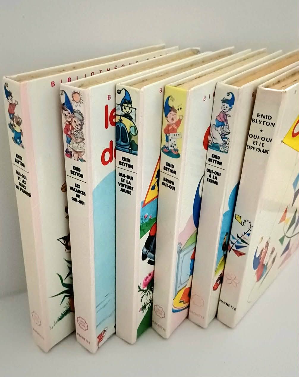 Lot livres Oui Oui Bibliothèque Rose