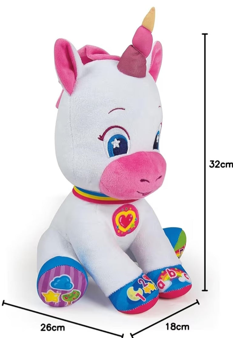 Peluche licorne interactive