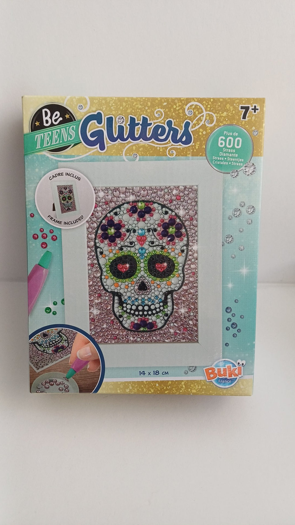 Glitters - strass tete de mort.