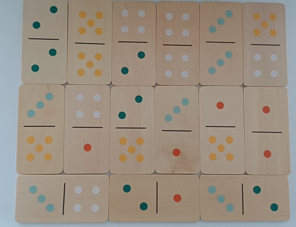 Jeu de dominos en bois