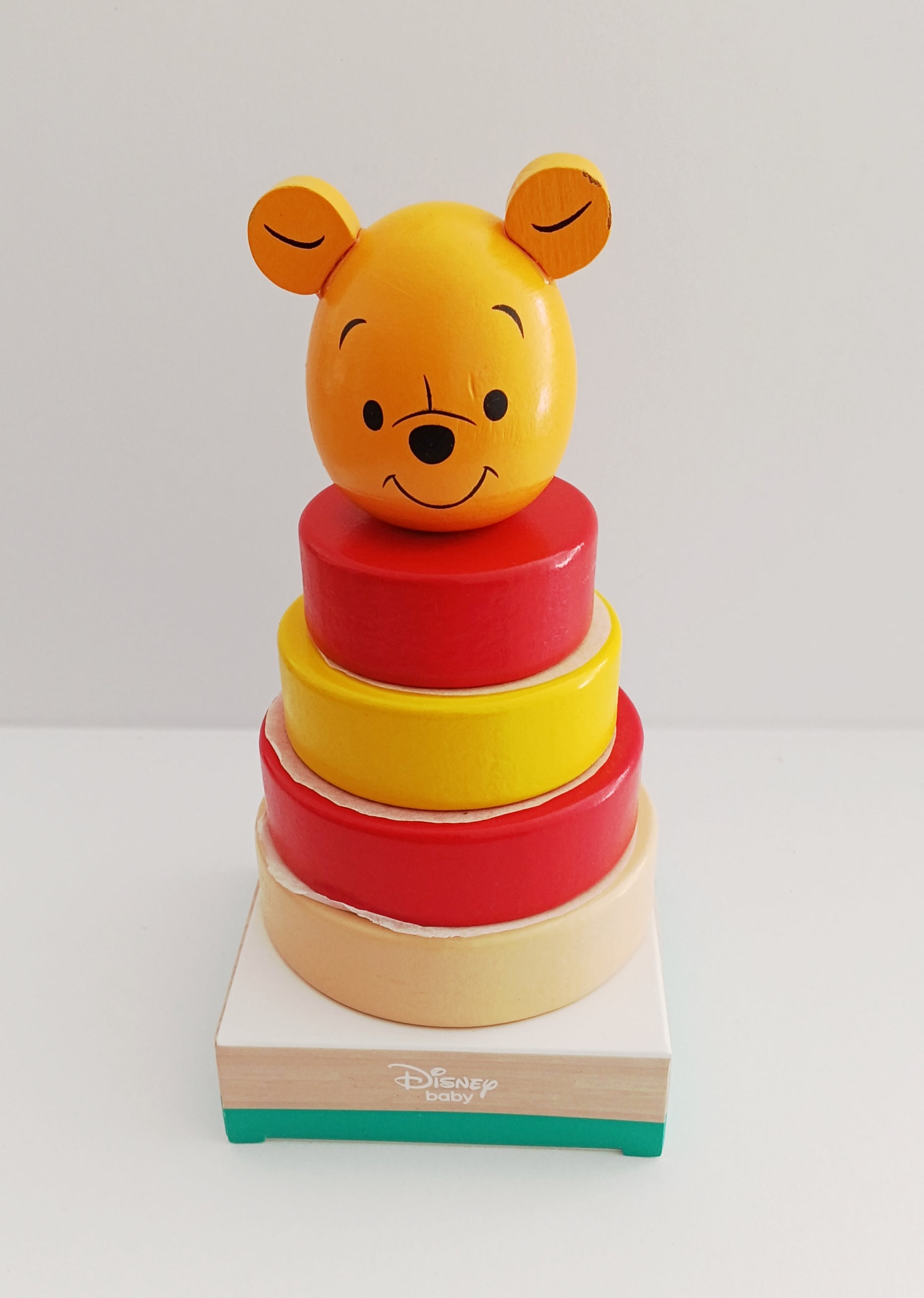 Lot de jouets d'éveil : Balle-surprise et winnie l'ourson en bois