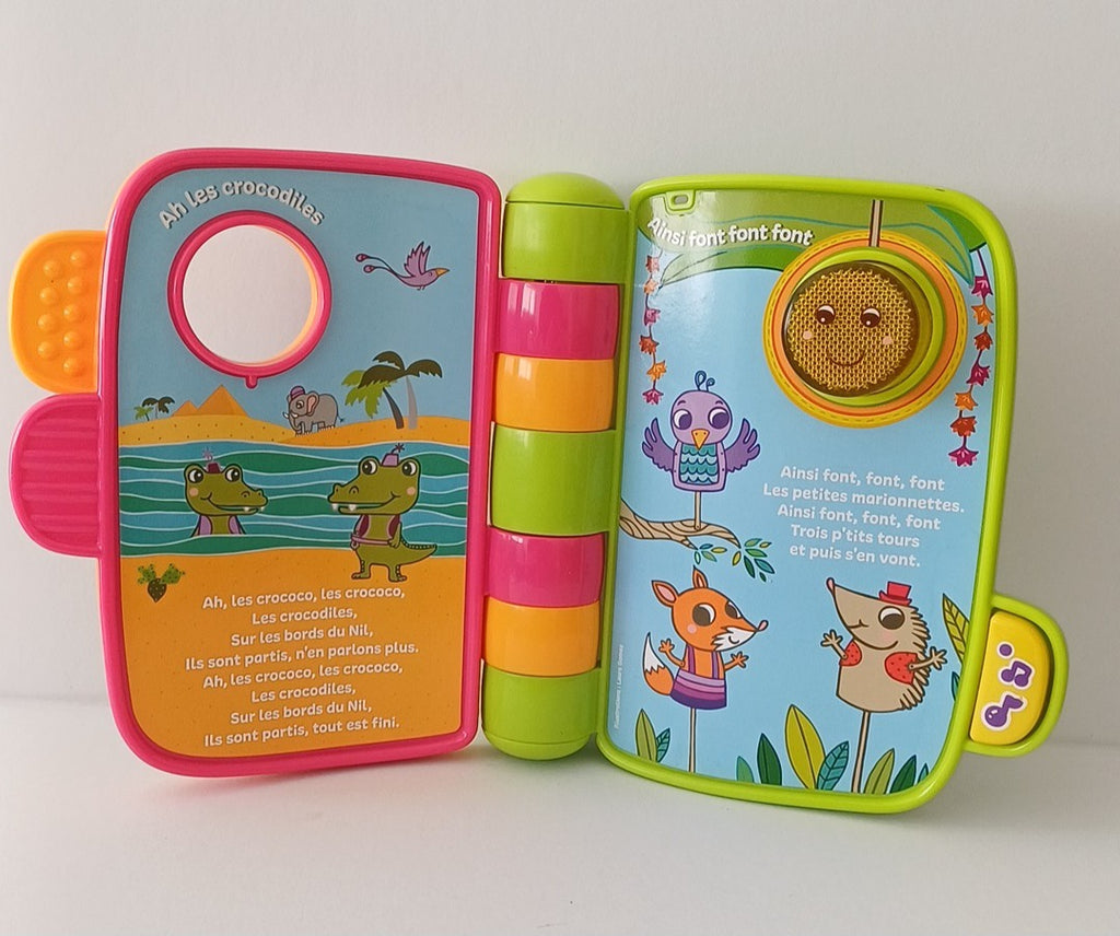Livre musical comptines